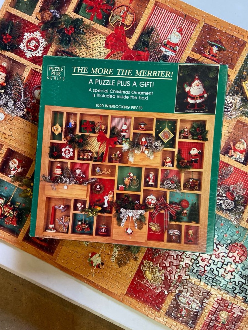 Vintage Springbok Puzzle Plus 'The More The Merrier' 1000-Piece (no gift)